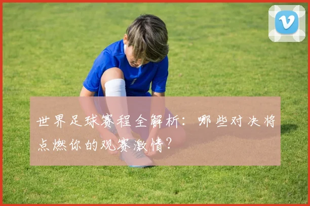 世界足球赛程全解析：哪些对决将点燃你的观赛激情？